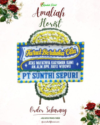 Papan Bunga Duka di Giri